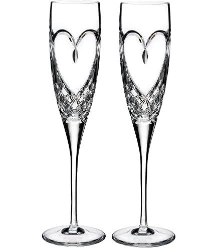 Amazon.com | Waterford Wishes Beginnings Toasting Flute Pair